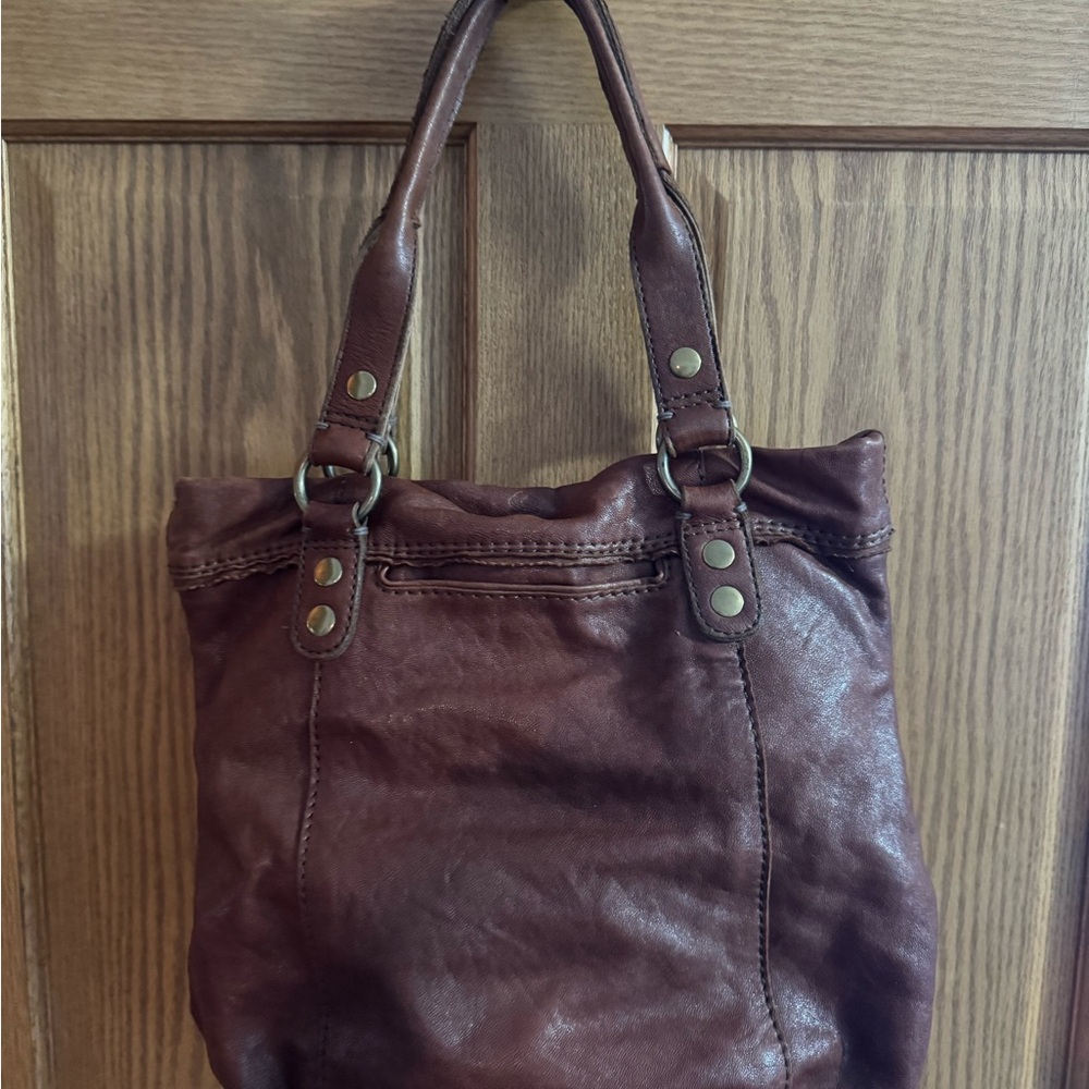Lucky Brand Brown Leather Shoulder Bag